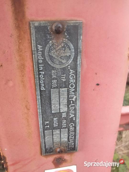 U7892 agromet unia plug zagonowy Głowno