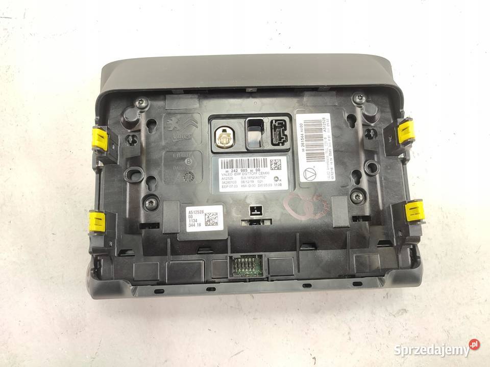 WYŚWIETLACZ NAVI RADIO CITROEN C3 III SX 2016