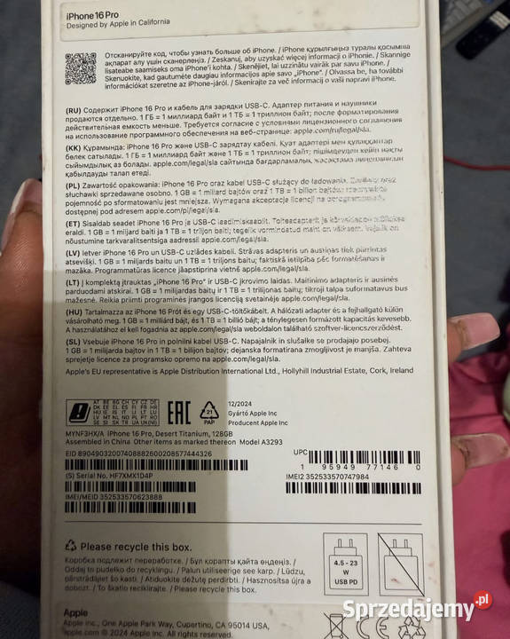 iPhone 16 pro 128gb sprawny