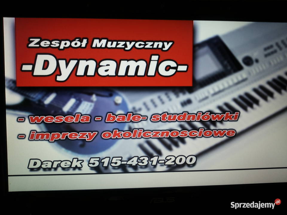 Zespół muzyczny Muzykant Wodzirej DJ 2 w 1 Działdowo sprzedam