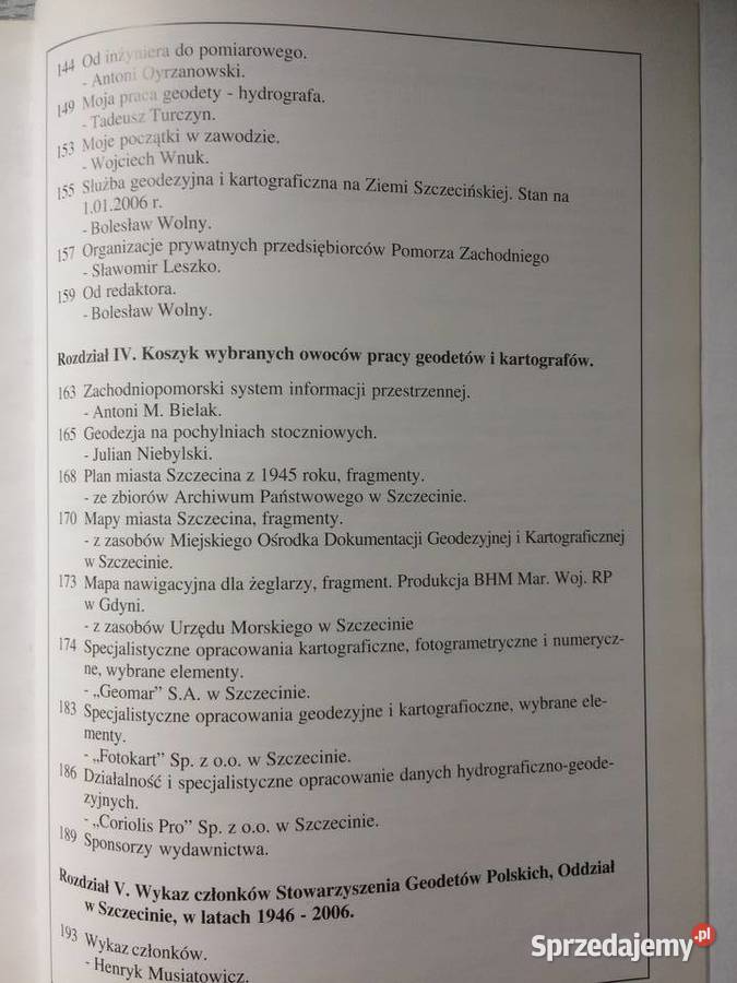 3718 Opowieści I Wspominki O Geodetach I Szczecin