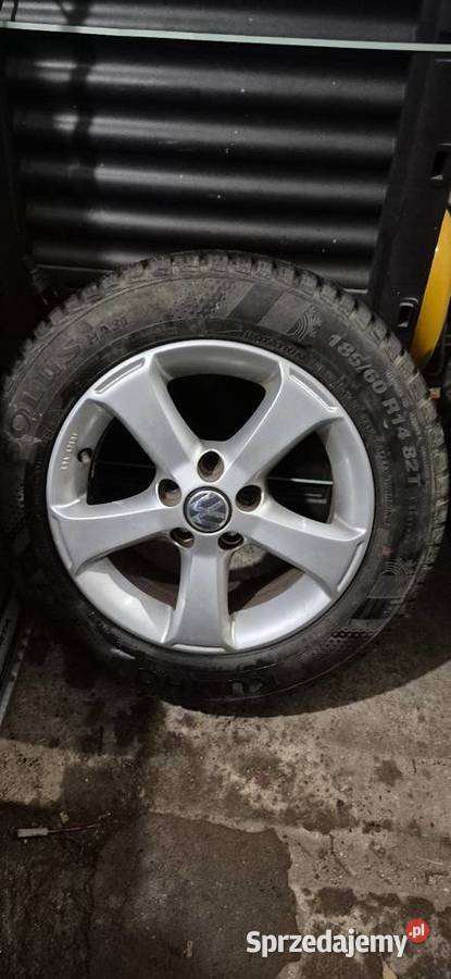 Koła zimowe alufelgi 18560R14 KUMHO Rok produkcji 2018 pomorskie Słupsk