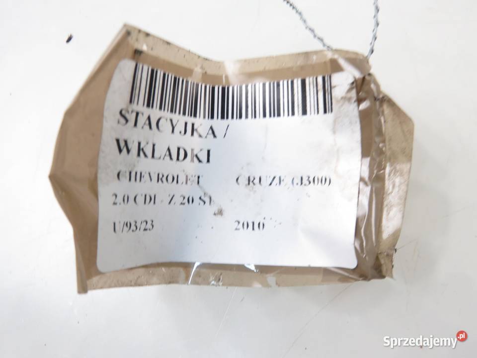 STACYJKA CHEVROLET CRUZE 20912838 13502301