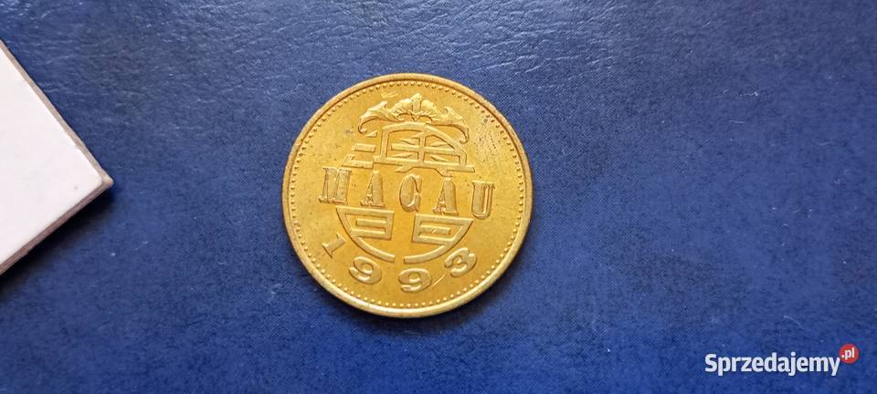 Stare monety 50 avos 1993 Makau podkarpackie Lesko