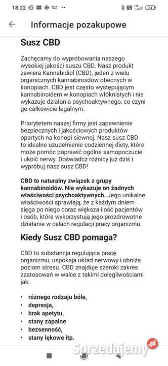 CBD susz konopny AK47 6g Pozostałe warmińsko-mazurskie Olsztyn
