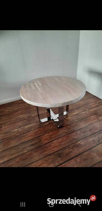 Sprzedam drewniany stół średnica 120 kujawsko-pomorskie Bydgoszcz