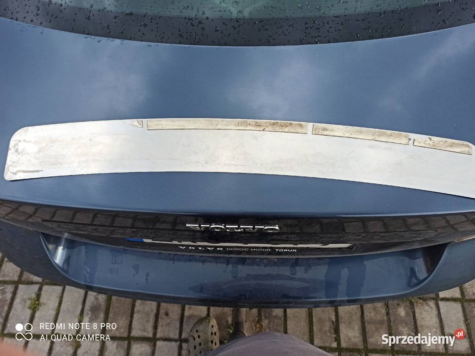 nakładka na zderzak tylny srebrna volvo s40 2004 Będzino