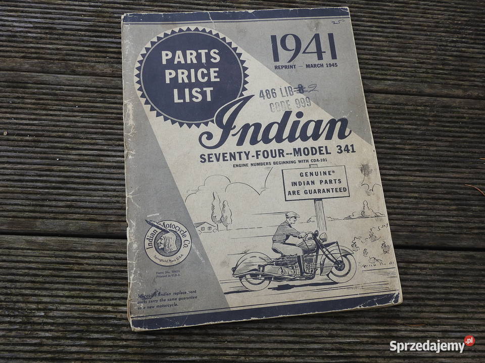 Indian CHIEF nie Four 741 Military Scout Prince