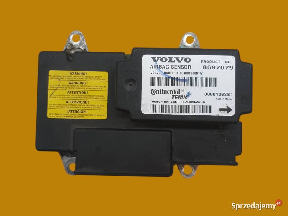 SENSOR AIRBAG 8697679 Volvo V50 I 20042012 Rok produkcji 2004