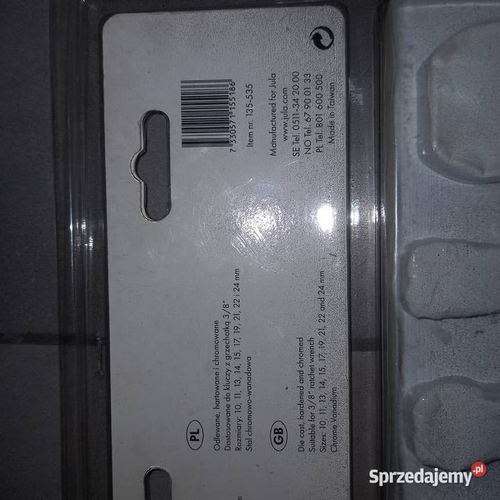 Klucze płaskie 38 Made in Taiwan na Pozostałe Zemborzyce Podleśne