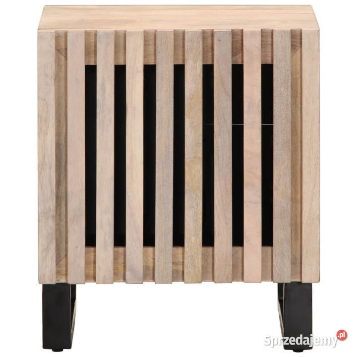 Szafka nocna 40x34x46 bielone drewno mango Warszawa sprzedam