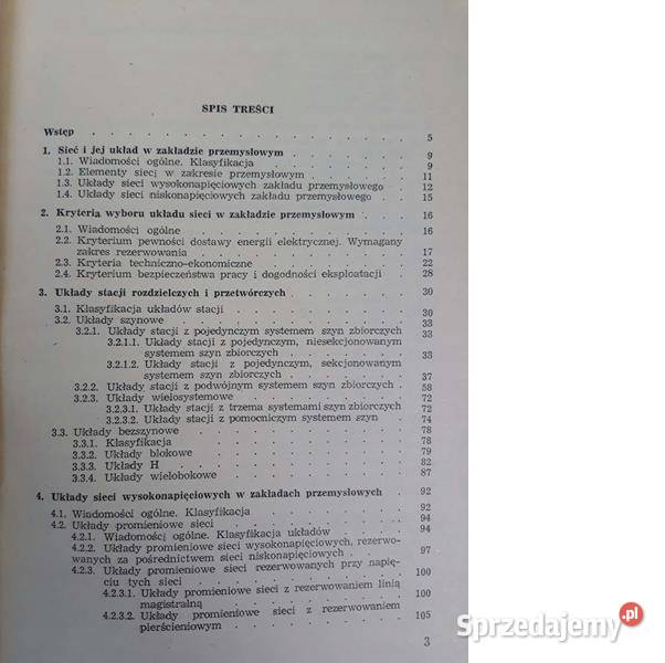 Układy sieci energoelektrycznych w zakładach