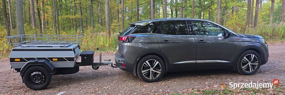 Przyczepka lekka bagażowa ponton Kolibri KM300 silnik Haswing Osapian 55