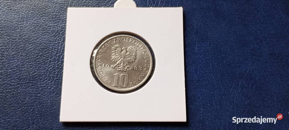 Stare monety 10 złotych 1983 Prus PRL Polska podkarpackie Lesko