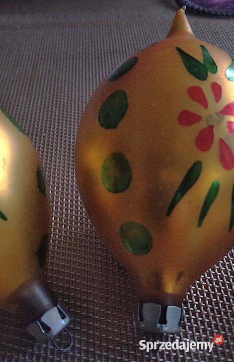 bombki choinkowe PRL Bukowno