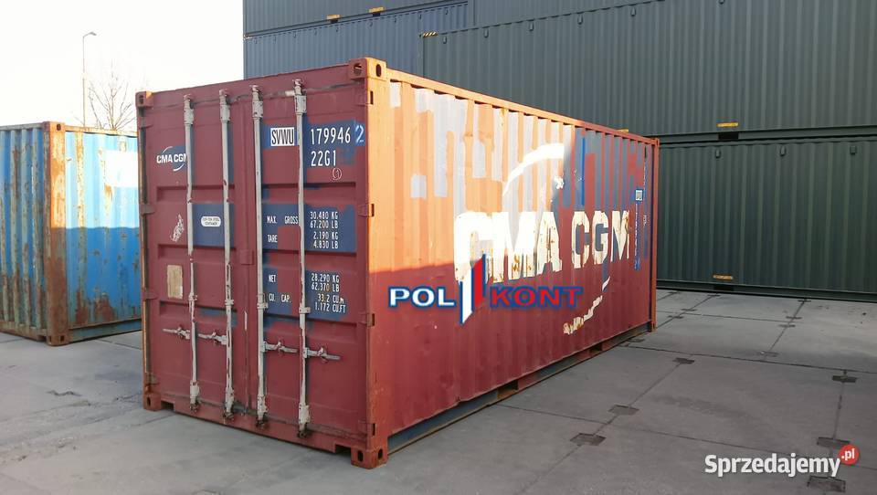 Kontener morski 20DV CW 6 metrowy Pewny Kontener