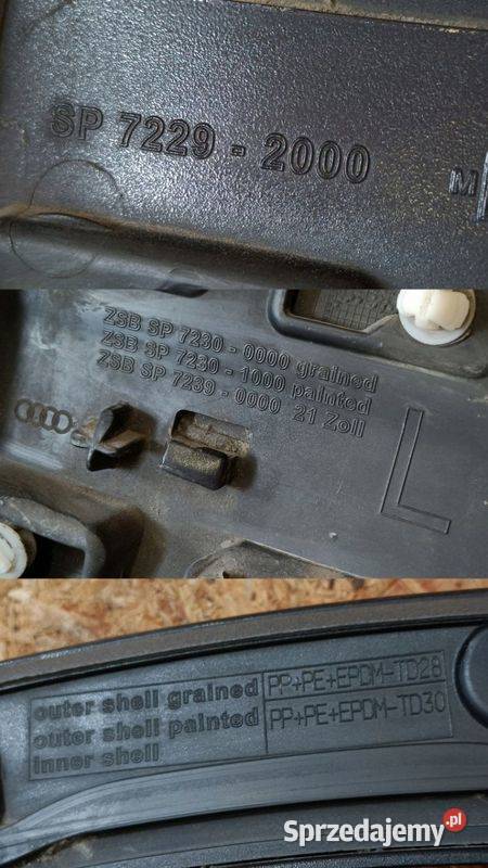 AUDI Q7 S LINE LISTWA BŁOTNIKA LEWY PRZÓD Pleszew