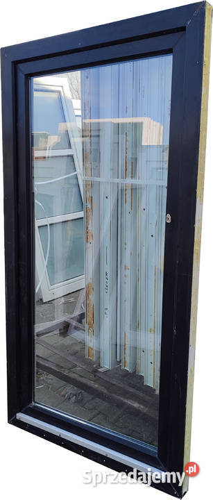 OKNA KacprzaK OKNO PCV 85X160 Brąz Używane Drzwi i okna Lublin