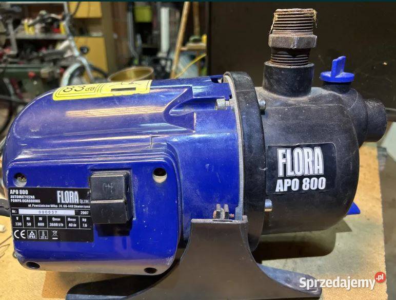 Pompa ogrodowa do wody 3600lh 800w Hmax 40m Bełchatów