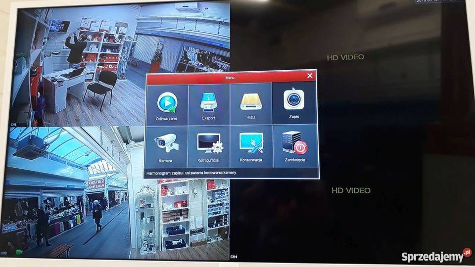 Zestaw 4 kamer HD do monitoringu z rejestratorem dolnośląskie Wrocław