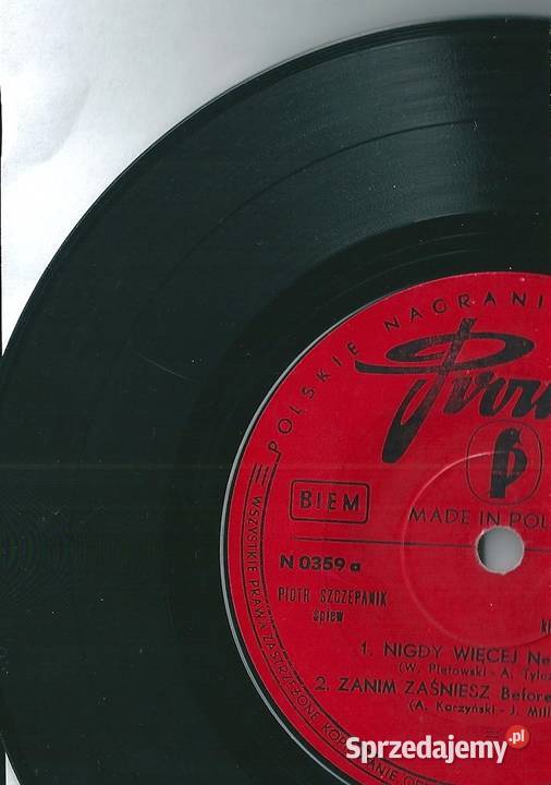 Piotr Szczepanik płyta winylowaNigdy Łódź