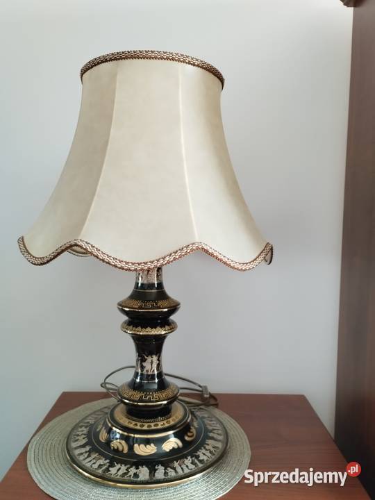 Lampa stołowa grecka KRATIMENOS złocona 64 mazowieckie Warszawa