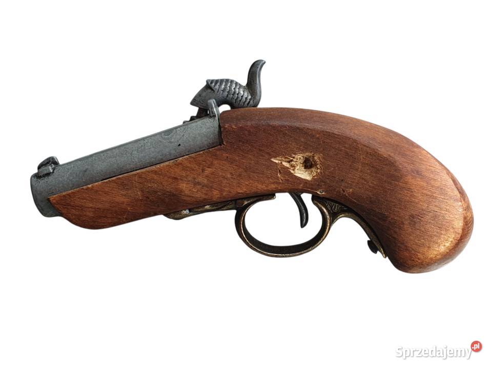 Stara replika pistoletu Philadelphia Derringer Cieszyn