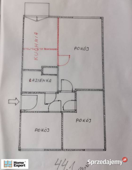 3pok 44met Lwowskiej PEŁEN ROZKŁADBALKON Wrocław dolnośląskie