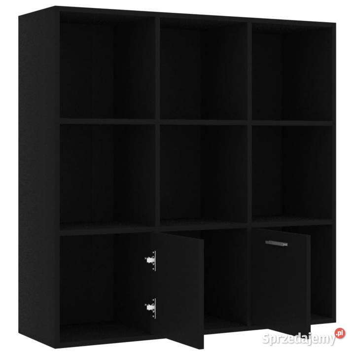 vidaXL Regał na książki czarny 98x30x98 Warszawa