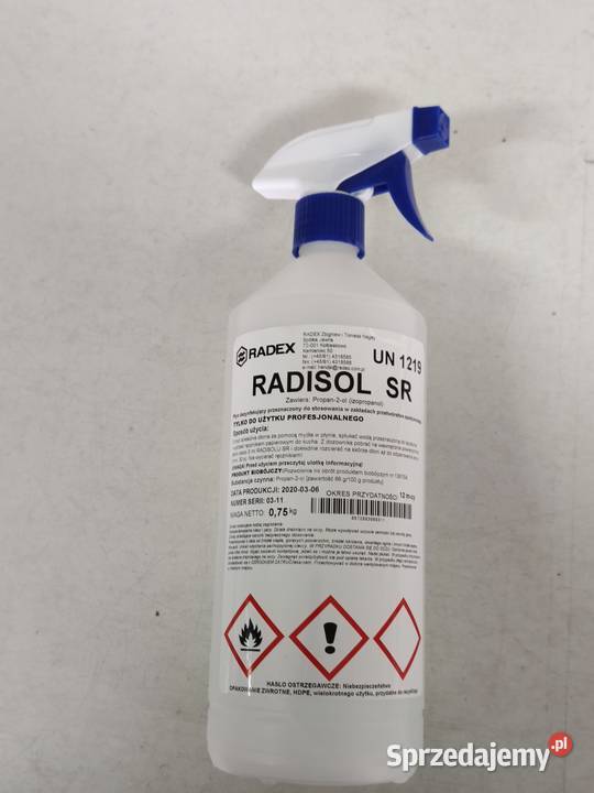 Radisol SR 750 ml Płyn dezynfekujący do mycia kujawsko-pomorskie Bydgoszcz