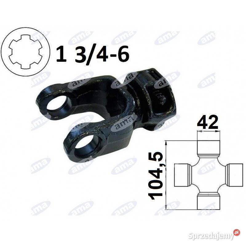 Widłak ciągnikowy 1 346 na krzyżak 42x1045 mm Kamionna sprzedam