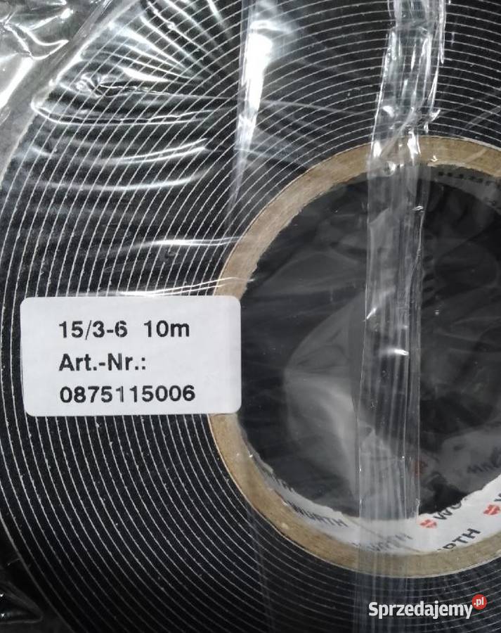 Taśma uszczelniająca WURTHA 10m SZTUKĘ Ostrów Wielkopolski