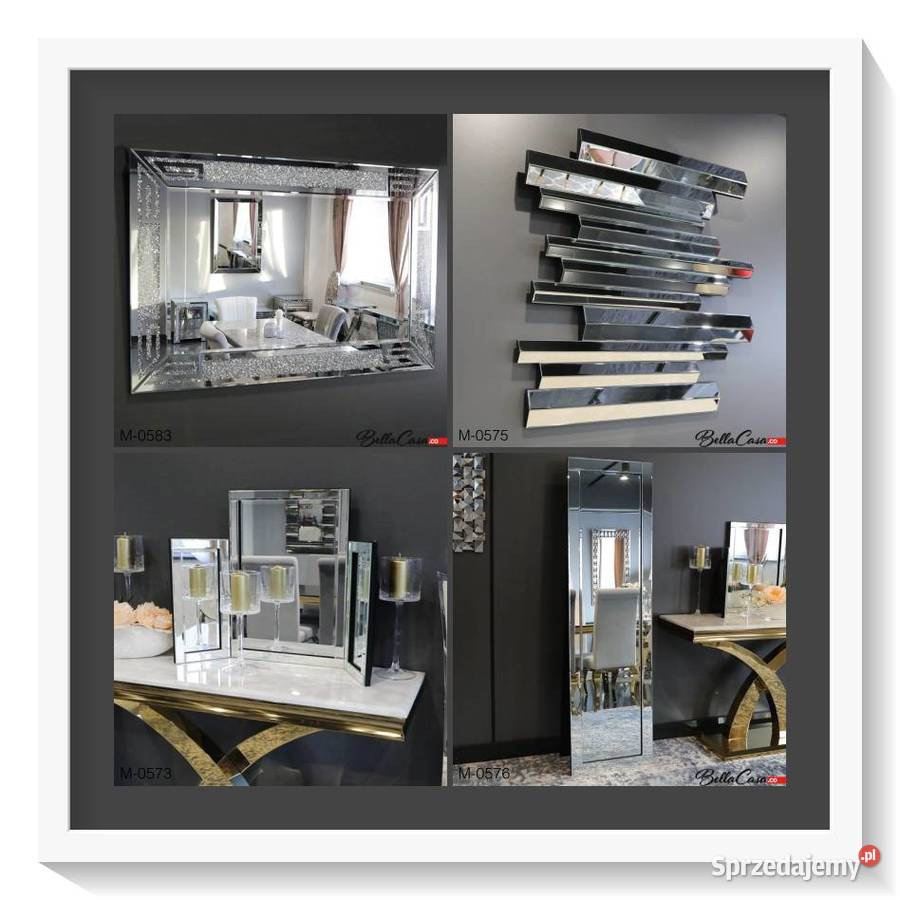 Lustro glamour stojące wiszące klasyczne z Warszawa sprzedam