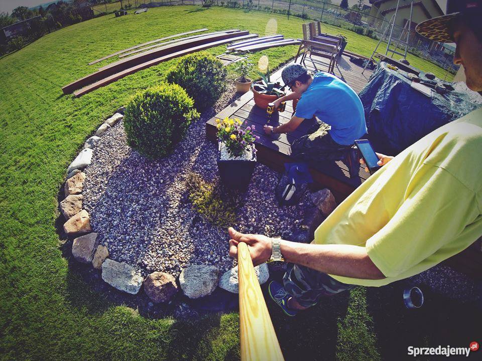 Tarasy drewniane modrzew płoty pergole wiaty Jelenia Góra