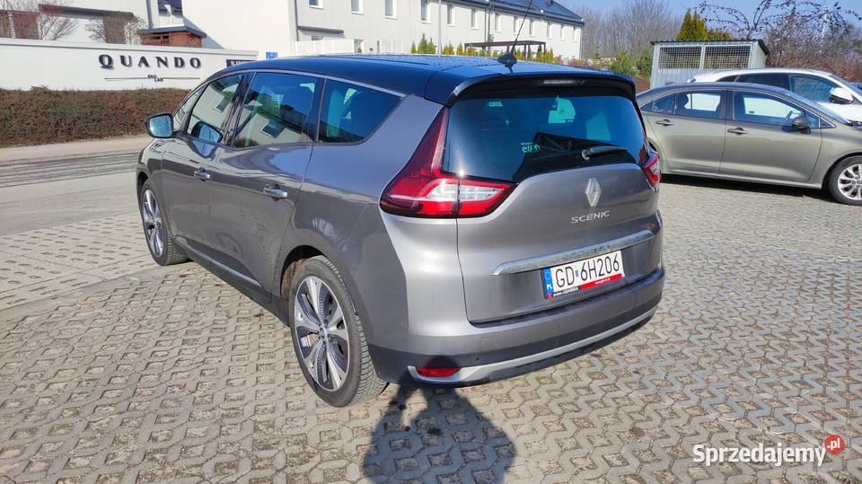 Renault Grand Scenic IV 2018 13tce 140 manual asystent pasa ruchu Gdańsk
