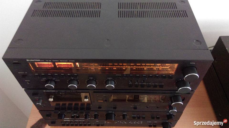 Wieża Unitra ZRK czarna Węgrów