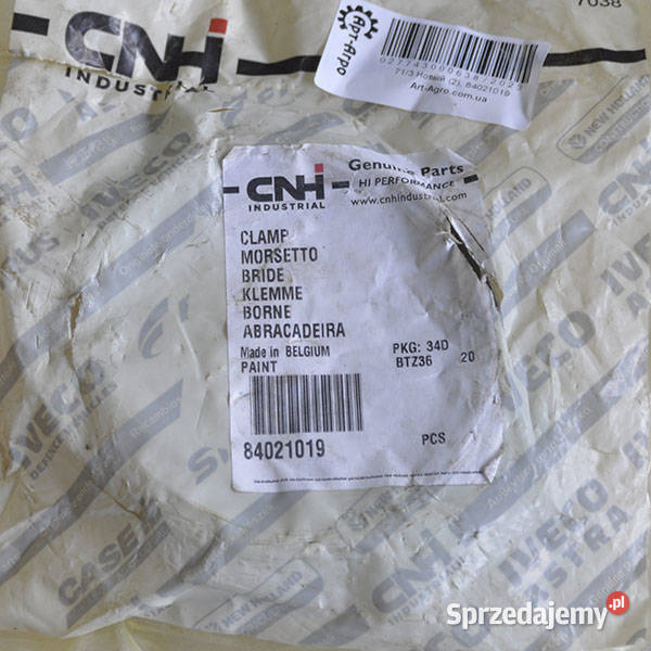 84021019 Zacisk rury chłodzącej CNH sprzedam