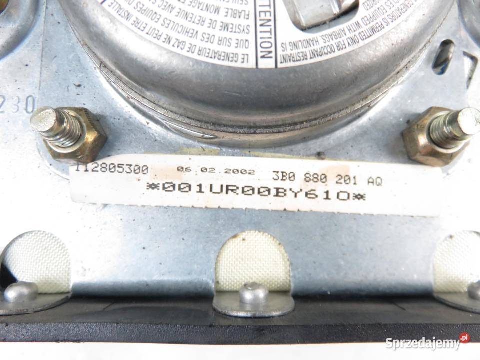 PODUSZKA KIEROWCY VW PASSAT B5 3B0880201AQ małopolskie sprzedam