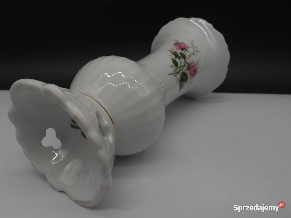 Porcelanowy wazon z różami Seltmann Weiden Raszków sprzedam