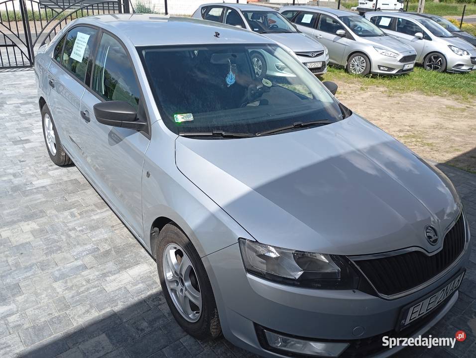 Skoda Rapid 2015r 12 TSI Benzyna Salon Polska Łęczyca