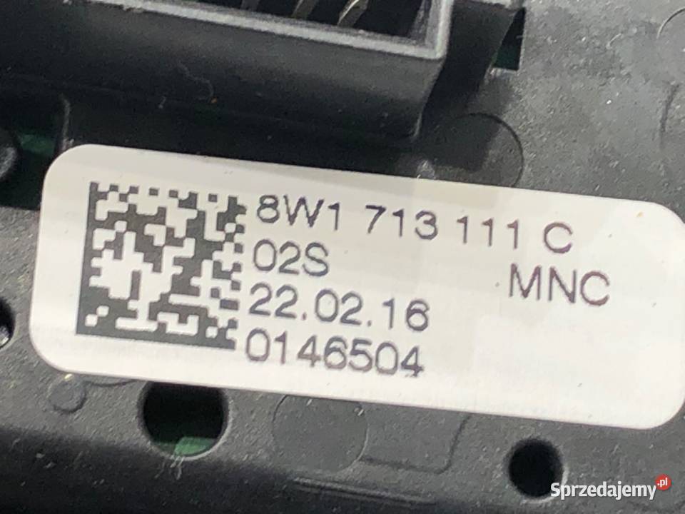 MIESZEK GAŁKA BIEGÓW AUDI A4 B9 8W1713111C 20 osobowe Gałki i mieszki