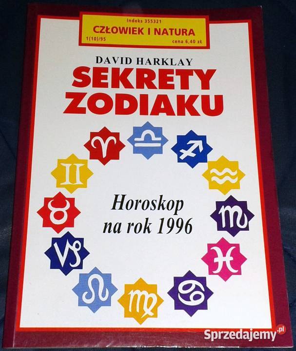Sekrety zodiaku David Harklay Rok wydania 1995 Chełm