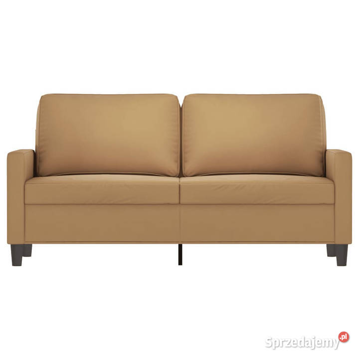 Sofa 2osobowa brązowa 140 tapicerowana aksamitem Warszawa