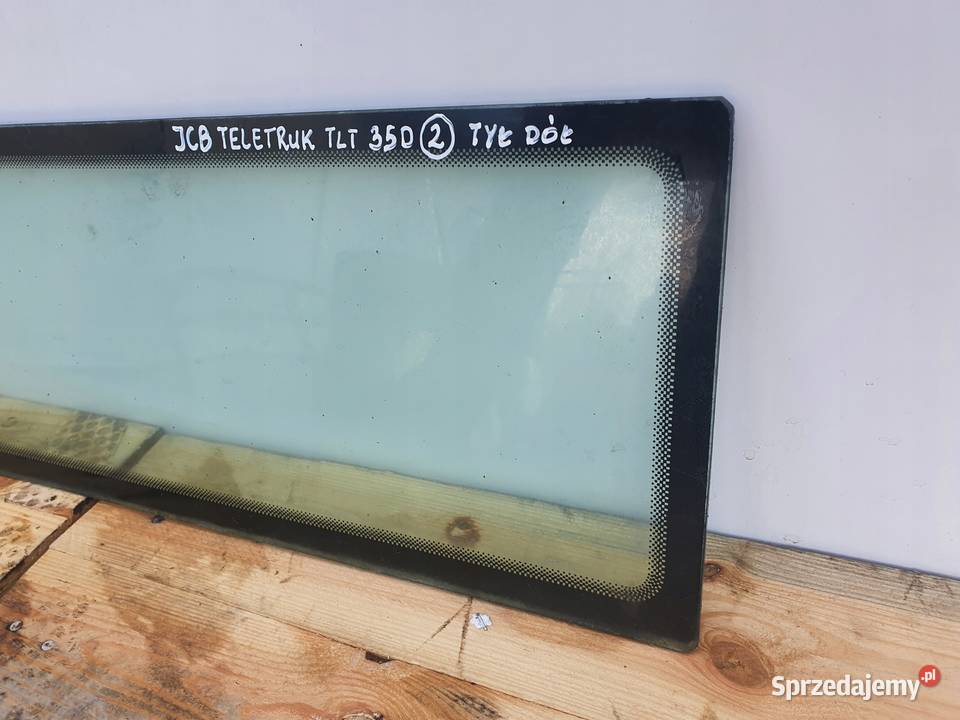 JCB TLT TELETRUK 30D 35D SZYBA TYLNA TYLNIA TYŁ