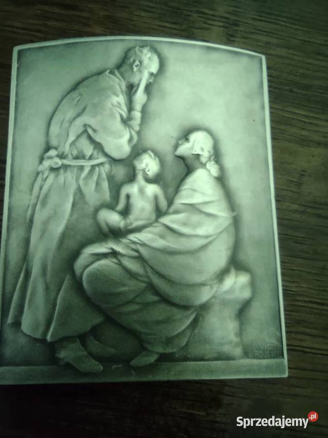 Medal Belgia 1919 praca narodowa dzieci Gniezno