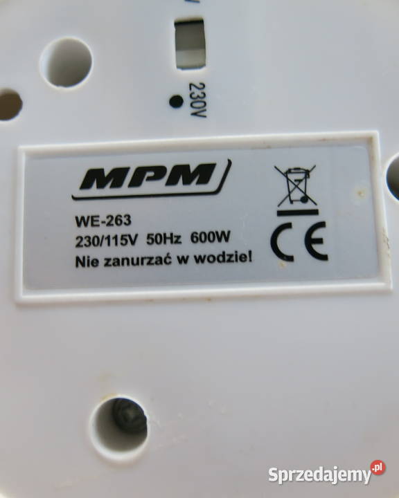 Czajnik elektryczny firmy MPM pojemność 040 l Sprzęt kuchenny