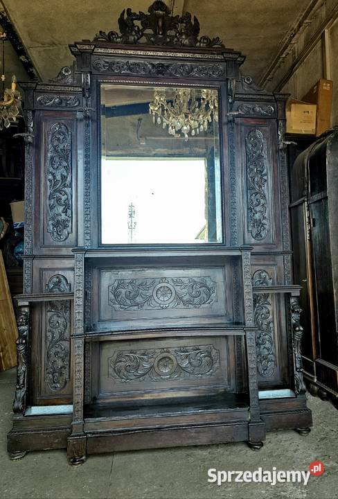 Piękna garderoba wieszak włoski neorenesans dolnośląskie Wałbrzych