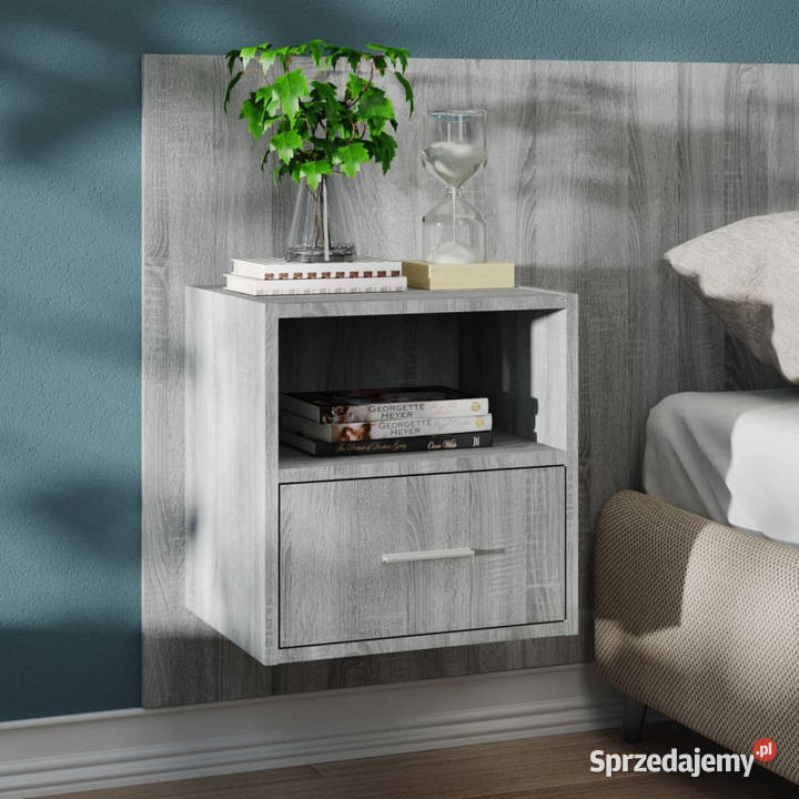 Wiszące szafki nocne 2 szary dąb sonoma WM816967 Warszawa