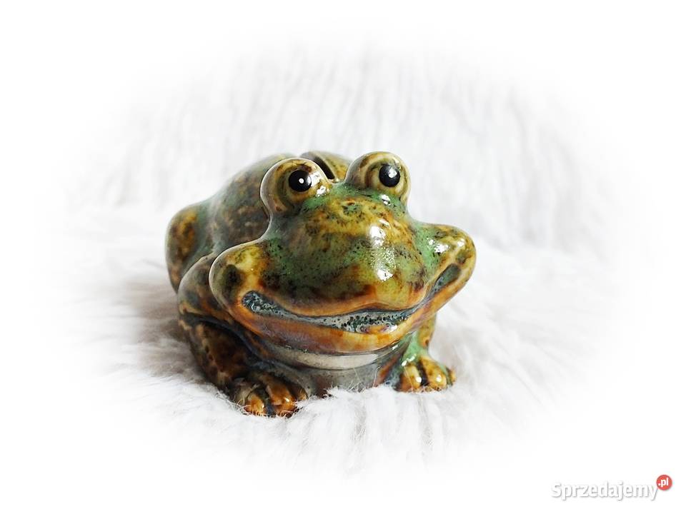 Żabka skarbonka Kolekcjonerska figurka Na Żary
