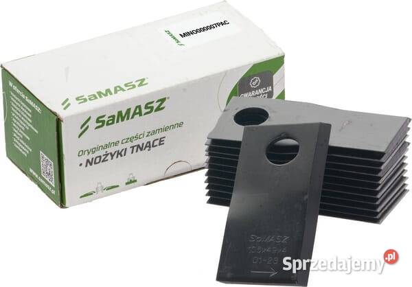 Zestaw noży kosiarki lewych 12 105x49x4 mm małopolskie Kamionna
